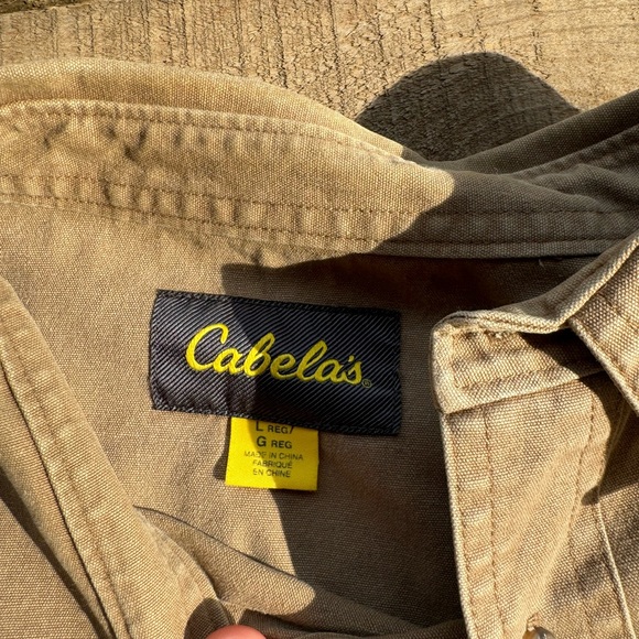 Cabela’s Work Shirt Long Sleeve - Picture 3 of 3
